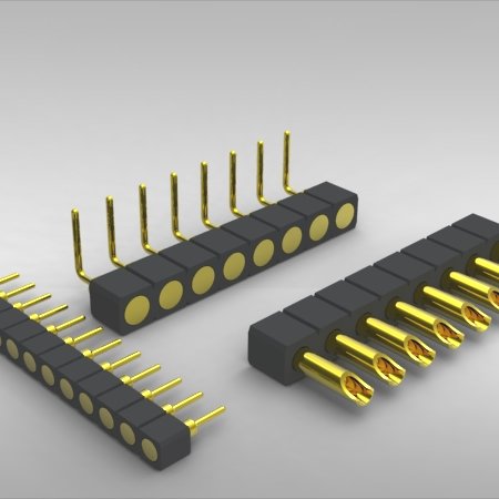 Target Connectors for Spring Loaded Pins